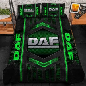 DAF Trucks Bedding Set, Gift For DAF Trucks Lovers, Gift For Him, Husband, Boyfriend CAR1790317018 - Green