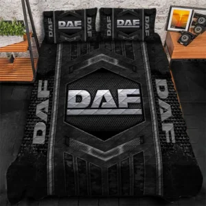 DAF Trucks Bedding Set, Gift For DAF Trucks Lovers, Gift For Him, Husband, Boyfriend CAR1790317018 - Grey