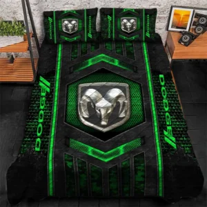 Dodge Bedding Set, Gift For Dodge Lovers, Gift For Him, Husband, Boyfriend CAR1790317019 - Green