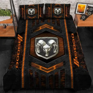 Dodge Bedding Set, Gift For Dodge Lovers, Gift For Him, Husband, Boyfriend CAR1790317019 - Orange