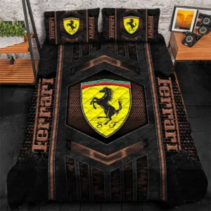Ferrari Bedding Set, Gift For Ferrari Lovers, Gift For Him, Husband, Boyfriend CAR1790317020 - Brown