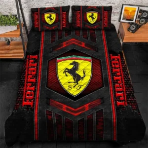 Ferrari Bedding Set, Gift For Ferrari Lovers, Gift For Him, Husband, Boyfriend CAR1790317020 - Red