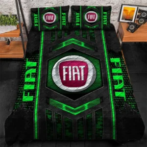 Fiat Bedding Set, Gift For Fiat Lovers, Gift For Him, Husband, Boyfriend CAR1790317021 - Green