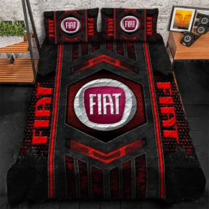 Fiat Bedding Set, Gift For Fiat Lovers, Gift For Him, Husband, Boyfriend CAR1790317021 - Red