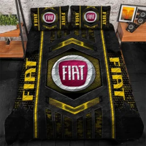 Fiat Bedding Set, Gift For Fiat Lovers, Gift For Him, Husband, Boyfriend CAR1790317021 - Yellow