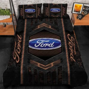 Ford Bedding Set, Gift For Ford Lovers, Gift For Him, Husband, Boyfriend CAR1790317023 - Brown