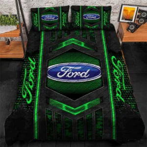 Ford Bedding Set, Gift For Ford Lovers, Gift For Him, Husband, Boyfriend CAR1790317023 - Green