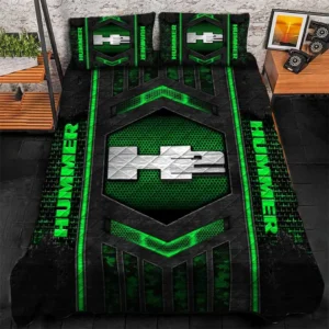 Hummer H2 Bedding Set, Gift For Hummer H2 Lovers, Gift For Him, Husband, Boyfriend CAR1790317026 - Green