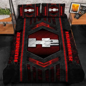 Hummer H2 Bedding Set, Gift For Hummer H2 Lovers, Gift For Him, Husband, Boyfriend CAR1790317026 - Red