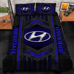 Hyundai Bedding Set, Gift For Hyundai Lovers, Gift For Him, Husband, Boyfriend CAR1790317031 - Blue
