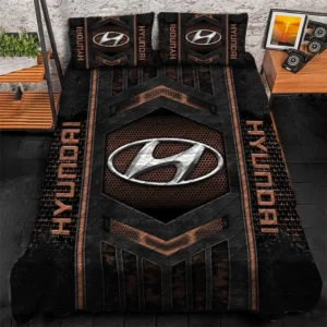 Hyundai Bedding Set, Gift For Hyundai Lovers, Gift For Him, Husband, Boyfriend CAR1790317031 - Brown