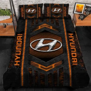 Hyundai Bedding Set, Gift For Hyundai Lovers, Gift For Him, Husband, Boyfriend CAR1790317031 - Orange