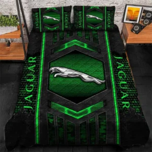 Jaguar Cars Bedding Set, Gift For Jaguar Cars Lovers, Gift For Him, Husband, Boyfriend CAR1790317033 - Green