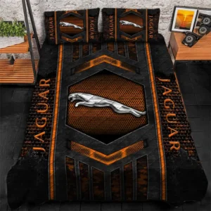 Jaguar Cars Bedding Set, Gift For Jaguar Cars Lovers, Gift For Him, Husband, Boyfriend CAR1790317033 - Orange