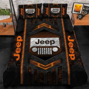 Jeep Bedding Set, Gift For Jeep Lovers, Gift For Him, Husband, Boyfriend CAR1790317034 - Orange