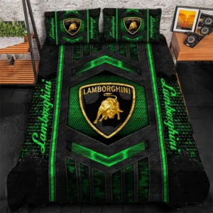 Lamborghini Bedding Set, Gift For Lamborghini Lovers, Gift For Him, Husband, Boyfriend CAR1790317036 - Green