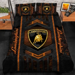 Lamborghini Bedding Set, Gift For Lamborghini Lovers, Gift For Him, Husband, Boyfriend CAR1790317036 - Orange