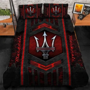 Maserati Bedding Set, Gift For Maserati Lovers, Gift For Him, Husband, Boyfriend CAR1790317041 - Red