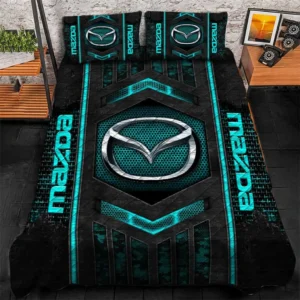 Mazda Bedding Set, Gift For Mazda Lovers, Gift For Him, Husband, Boyfriend CAR1790317042 - Cyan
