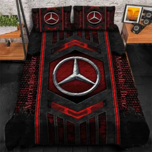 Mercedes Benz Bedding Set, Gift For Mercedes Benz Lovers, Gift For Him, Husband, Boyfriend CAR1790317043 - Red