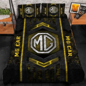 MG Cars Bedding Set, Gift For MG Cars Lovers, Gift For Him, Husband, Boyfriend CAR1790317044 - Yellow
