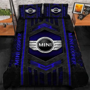 Mini Cooper Bedding Set, Gift For Mini Cooper Lovers, Gift For Him, Husband, Boyfriend CAR1790317045 - Blue