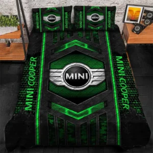 Mini Cooper Bedding Set, Gift For Mini Cooper Lovers, Gift For Him, Husband, Boyfriend CAR1790317045 - Green