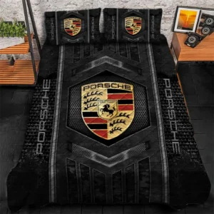 Porsche Bedding Set, Gift For Porsche Lovers, Gift For Him, Husband, Boyfriend CAR1790317055 - Grey