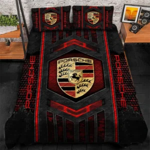 Porsche Bedding Set, Gift For Porsche Lovers, Gift For Him, Husband, Boyfriend CAR1790317055 - Red