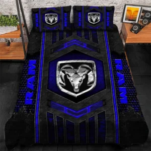 Ram Truck Bedding Set, Gift For Ram Truck Lovers, Gift For Him, Husband, Boyfriend CAR1790317056 - Blue