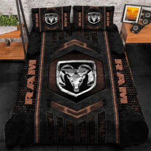 Ram Truck Bedding Set, Gift For Ram Truck Lovers, Gift For Him, Husband, Boyfriend CAR1790317056 - Brown