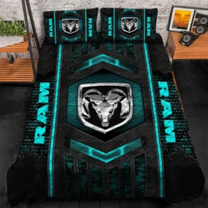 Ram Truck Bedding Set, Gift For Ram Truck Lovers, Gift For Him, Husband, Boyfriend CAR1790317056 - Cyan