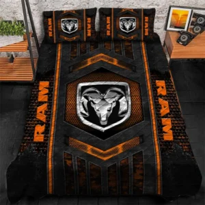 Ram Truck Bedding Set, Gift For Ram Truck Lovers, Gift For Him, Husband, Boyfriend CAR1790317056 - Orange