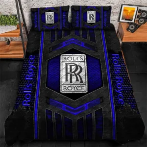 Rolls Royce Bedding Set, Gift For Rolls Royce Lovers, Gift For Him, Husband, Boyfriend CAR1790317058 - Blue