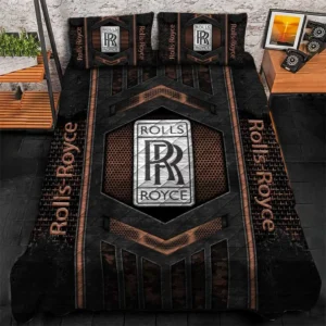 Rolls Royce Bedding Set, Gift For Rolls Royce Lovers, Gift For Him, Husband, Boyfriend CAR1790317058 - Brown