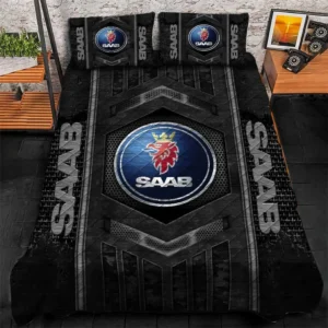 SAAB Bedding Set, Gift For SAAB Lovers, Gift For Him, Husband, Boyfriend CAR1790317059 - Grey