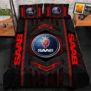 SAAB Bedding Set, Gift For SAAB Lovers, Gift For Him, Husband, Boyfriend CAR1790317059 - Red