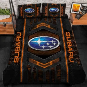 Subaru Bedding Set, Gift For Subaru Lovers, Gift For Him, Husband, Boyfriend CAR1790317065 - Orange