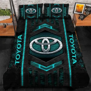 Toyota Bedding Set, Gift For Toyota Lovers, Gift For Him, Husband, Boyfriend CAR1790317069 - Cyan