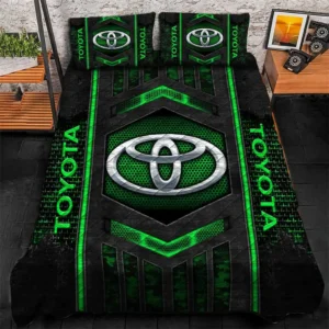Toyota Bedding Set, Gift For Toyota Lovers, Gift For Him, Husband, Boyfriend CAR1790317069 - Green