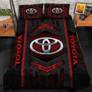 Toyota Bedding Set, Gift For Toyota Lovers, Gift For Him, Husband, Boyfriend CAR1790317069 - Red