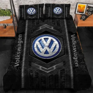 Volkswagen Bedding Set, Gift For Volkswagen Lovers, Gift For Him, Husband, Boyfriend CAR1790317071 - Grey