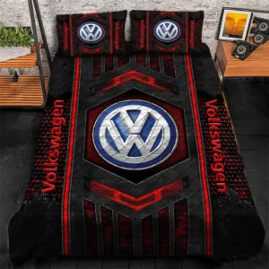 Volkswagen Bedding Set, Gift For Volkswagen Lovers, Gift For Him, Husband, Boyfriend CAR1790317071 - Red