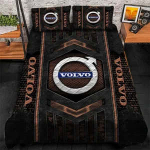 Volvo Bedding Set, Gift For Volvo Lovers, Gift For Him, Husband, Boyfriend CAR1790317072 - Brown