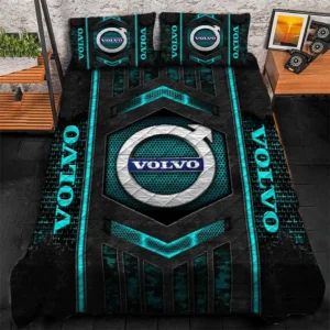 Volvo Bedding Set, Gift For Volvo Lovers, Gift For Him, Husband, Boyfriend CAR1790317072 - Cyan