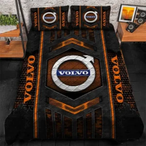 Volvo Bedding Set, Gift For Volvo Lovers, Gift For Him, Husband, Boyfriend CAR1790317072 - Orange