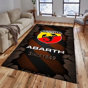 Abarth Rug, Gift For Abarth Lovers, Gift For Him, Husband, Boyfriend CAR18403172500 - Brown