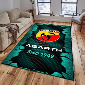 Abarth Rug, Gift For Abarth Lovers, Gift For Him, Husband, Boyfriend CAR18403172500 - Cyan