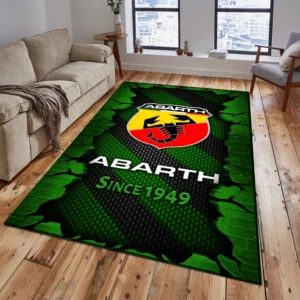 Abarth Rug, Gift For Abarth Lovers, Gift For Him, Husband, Boyfriend CAR18403172500 - Green
