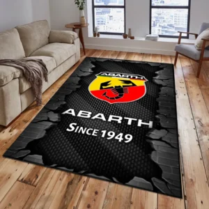 Abarth Rug, Gift For Abarth Lovers, Gift For Him, Husband, Boyfriend CAR18403172500 - Grey